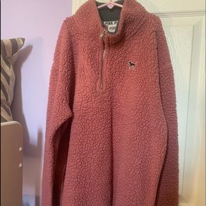 Victoria Secret Sherpa Zip Pullover